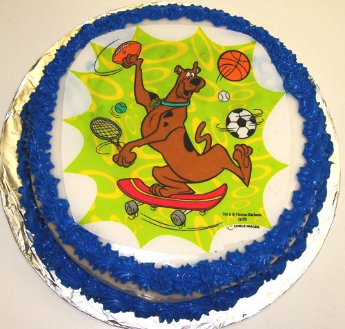 Scooby Doo Cake Layers