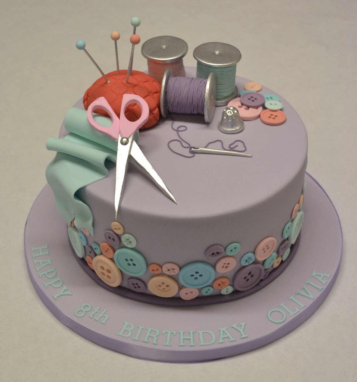 Sewing Birthday Cake