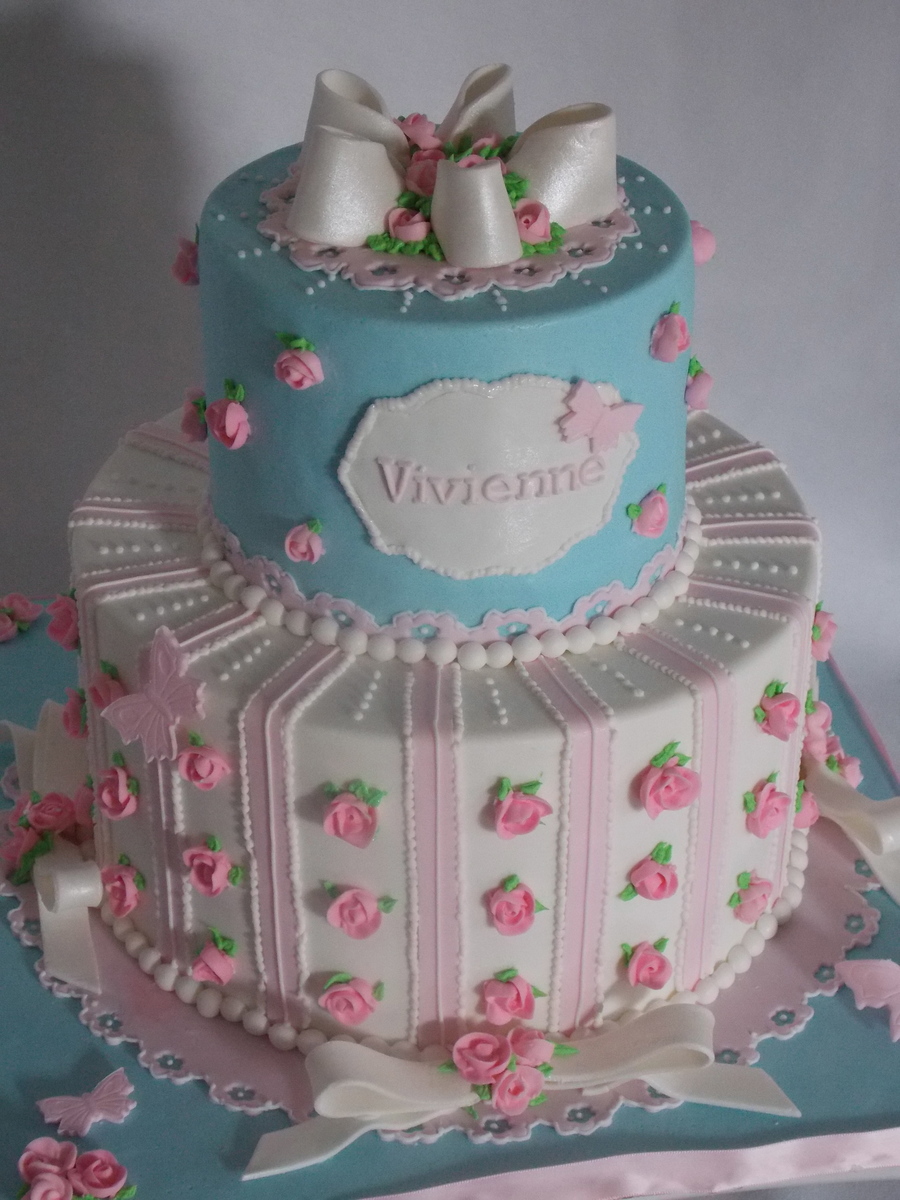 Shabby Chic Birthday Cake