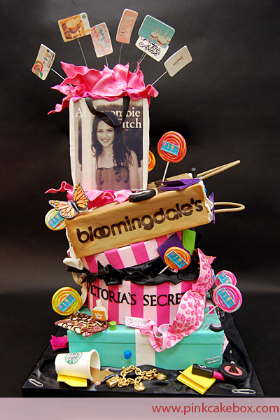 Shopping Bat Mitzvah Cake