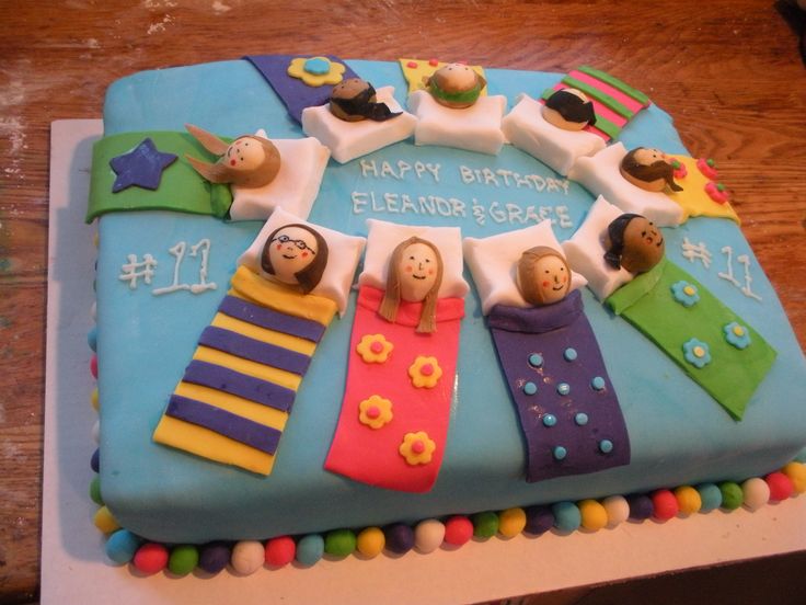 Slumber Party Birthday Cake Ideas