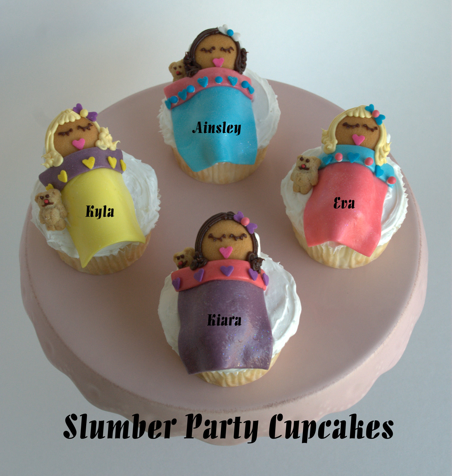 Slumber Party Cupcake Ideas