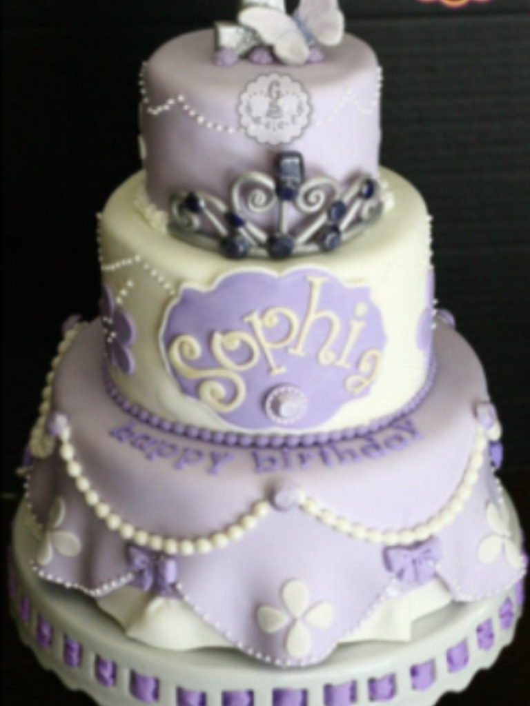 Sofia the First Cake Ideas