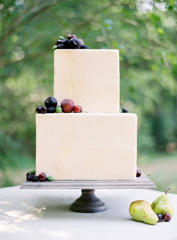 Square Wedding Cake