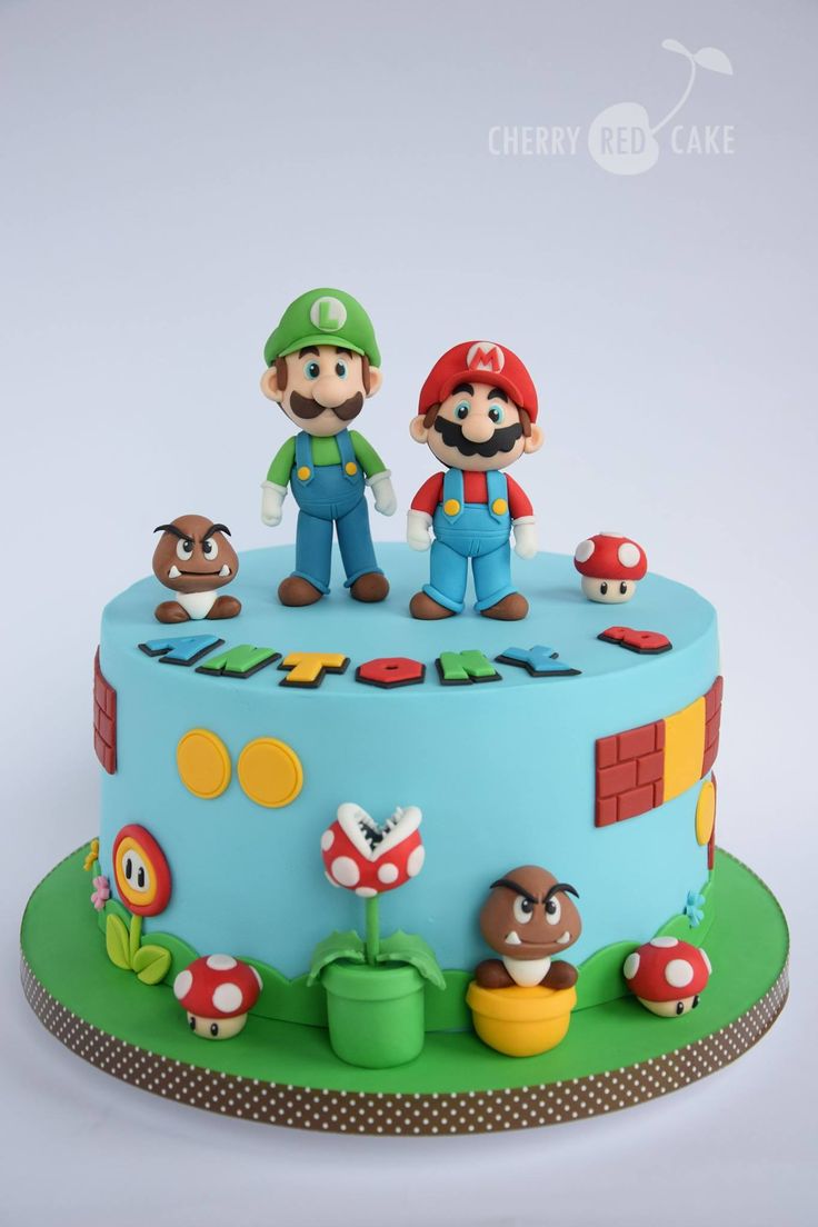 Super Mario Birthday Cake