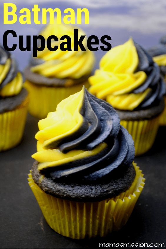 12 Photos of Batman Birthday Cupcakes Ideas