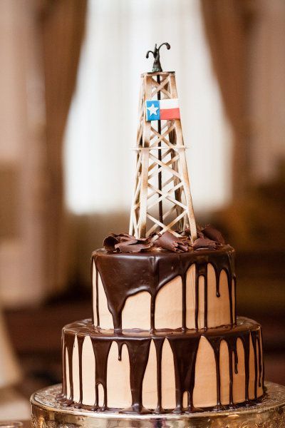 Texas Oil Rig Cake