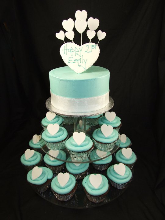 Tiffany Blue Birthday Cake