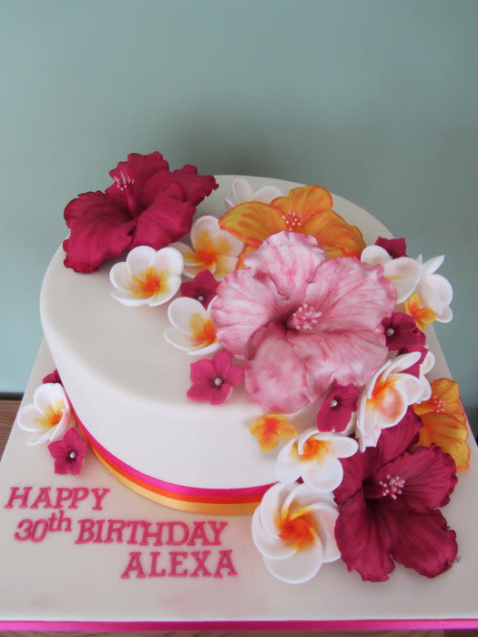 Tropical Birthday Cake