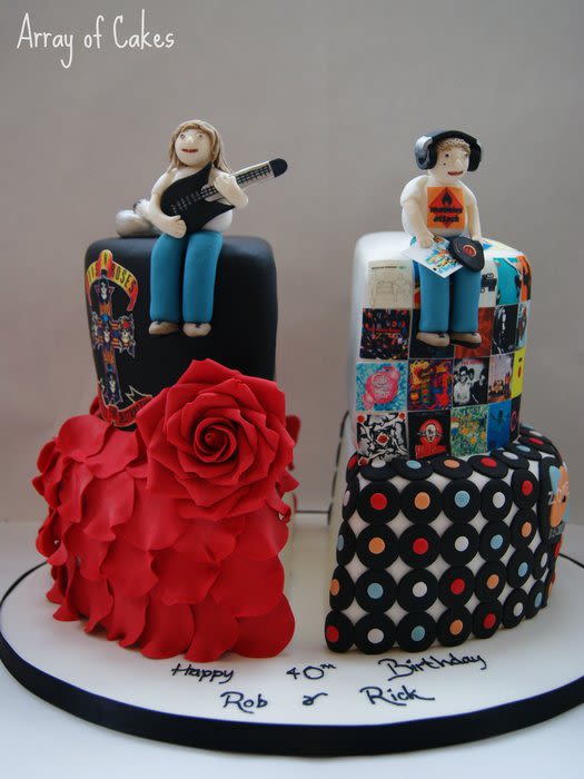 9 Photos of Adult Twins Boy Girl Birthday Cakes