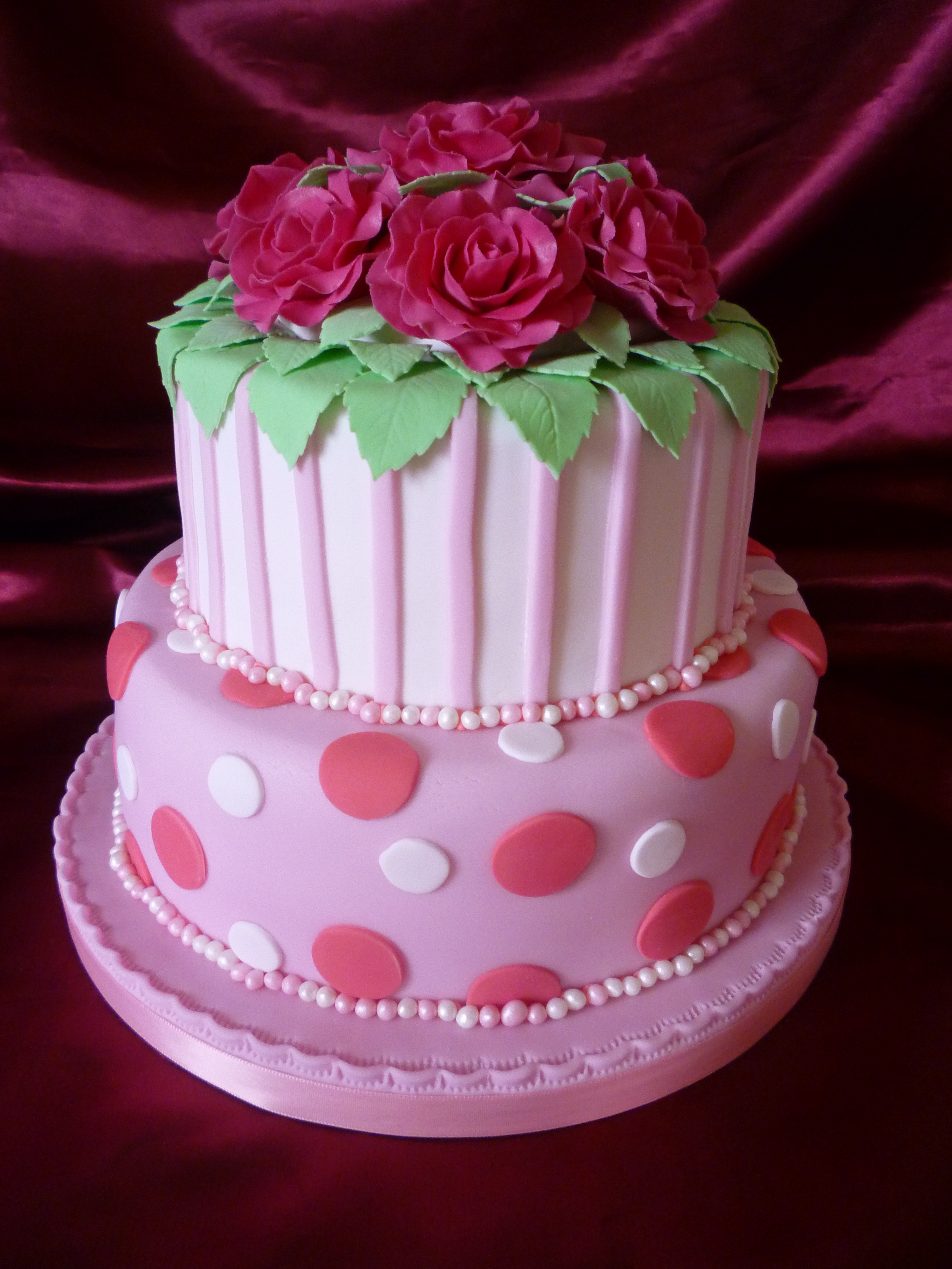 Two Tier Birthday Cakes for Women