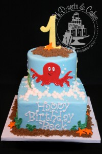 Under the Sea Birthday Cake Buttercream