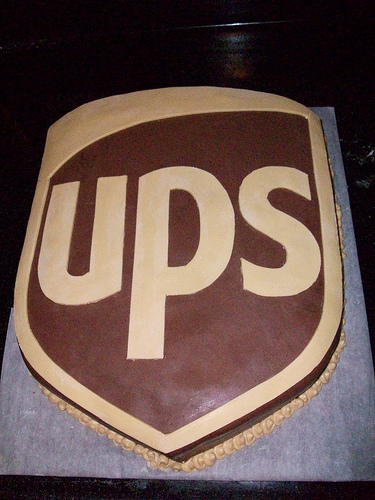 UPS Retirement Cake