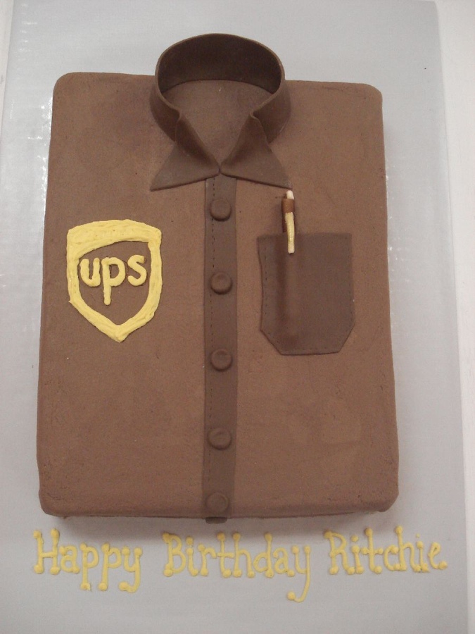 UPS Retirement Party Cake