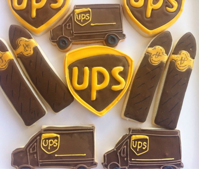 UPS Retirement Party Cookies