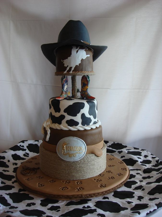 Western Grooms Cake Ideas