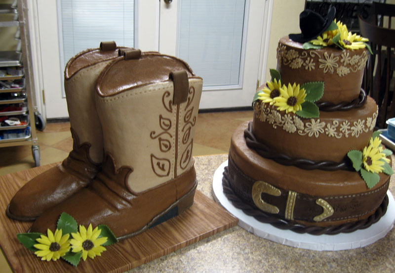 Western Wedding Cake Decorations