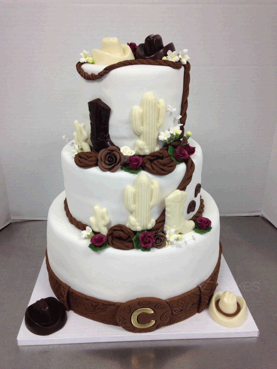 Western Wedding Cake