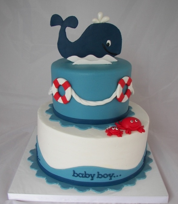 Whale Birthday Cake