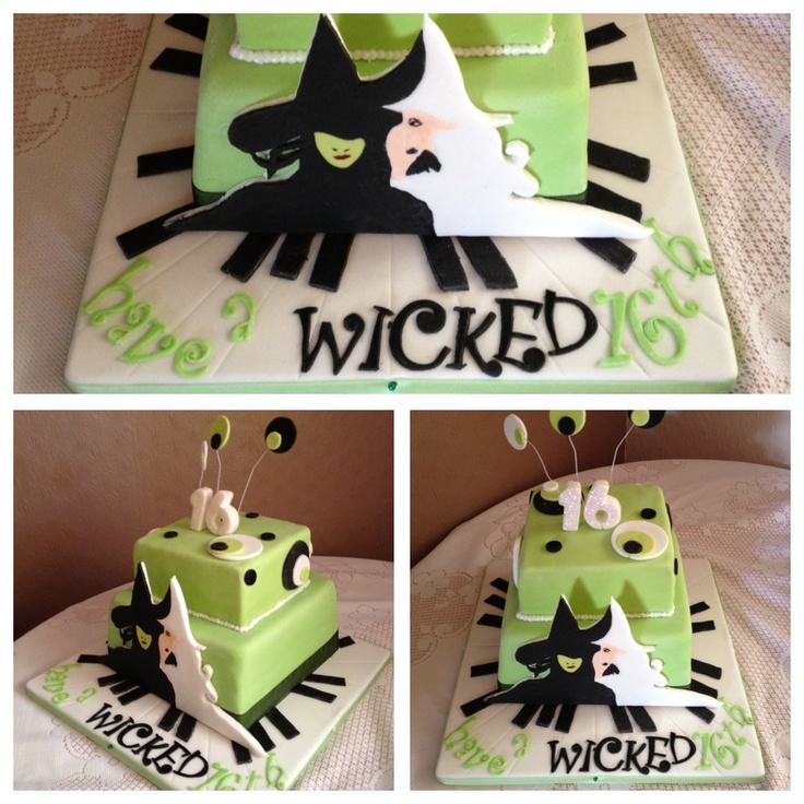 Wicked Musical Birthday Cakes