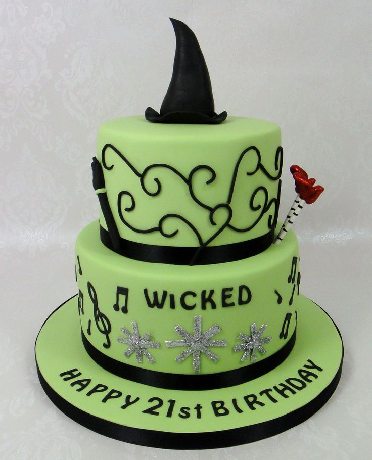 Wicked Musical Birthday Cakes