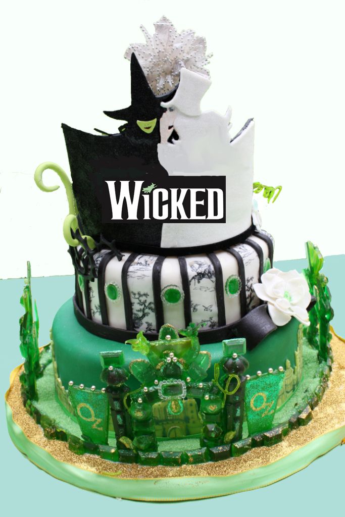 Wicked the Musical Birthday Cake