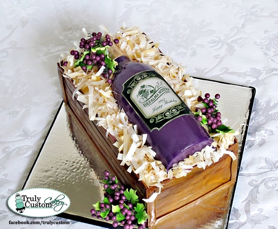 Wine Bottle Cake