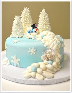 Winter Wonderland Birthday Cake Ideas