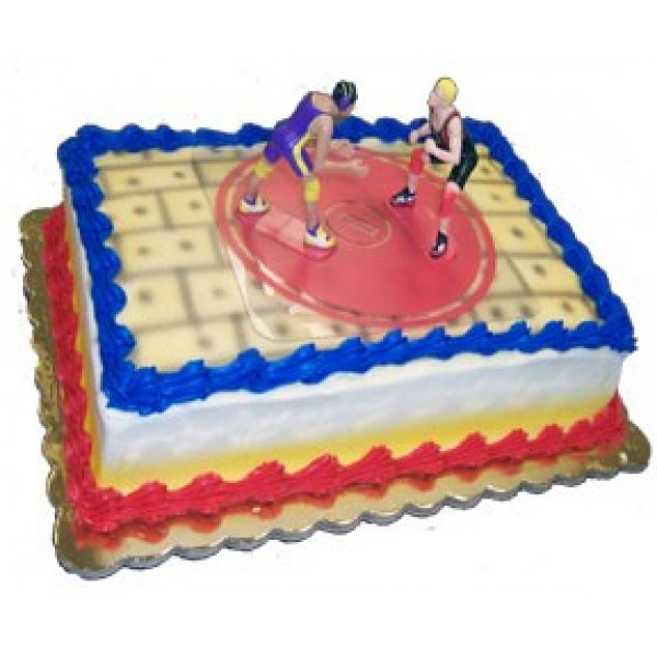 Wrestling Cake Idea