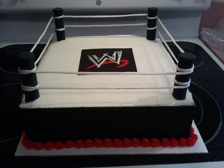 Wrestling Ring Birthday Cake