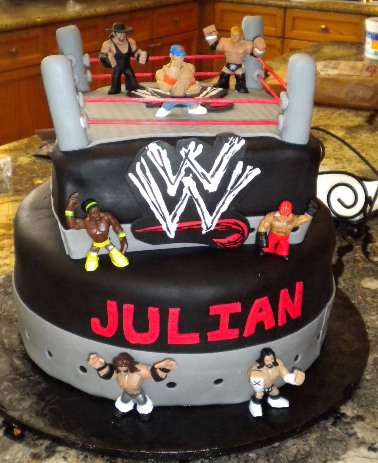 WWE Boys Birthday Cake