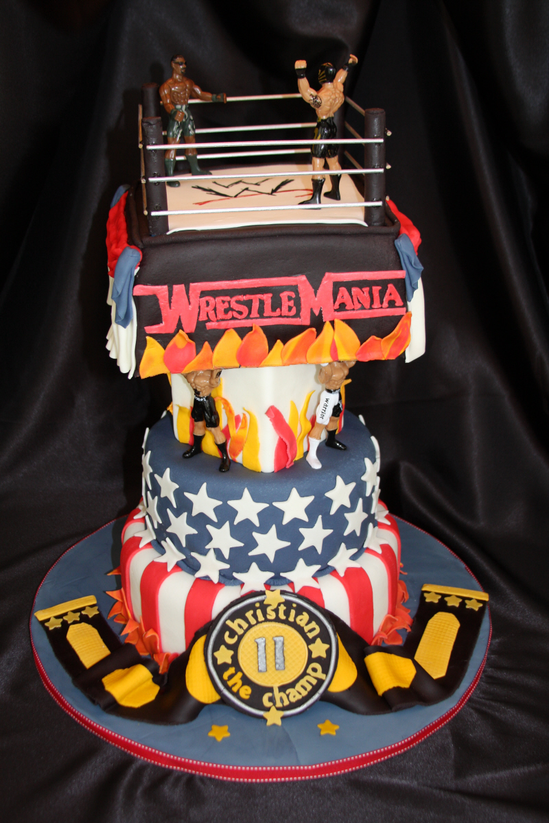 7 Photos of Big WWE Birthday Cakes For Boys Birthday