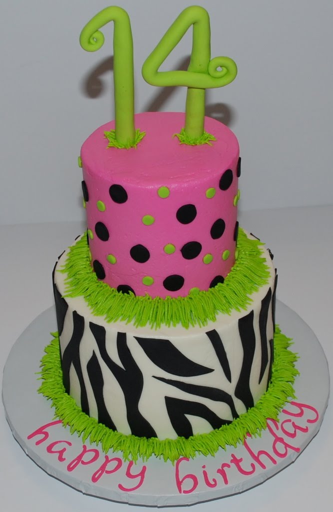 14th Girl Birthday Cake Ideas