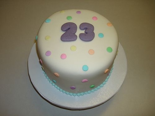 23rd Birthday Cake