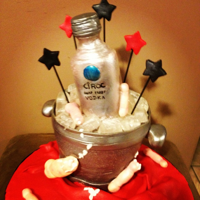 30th Birthday Cake Ciroc Vodka