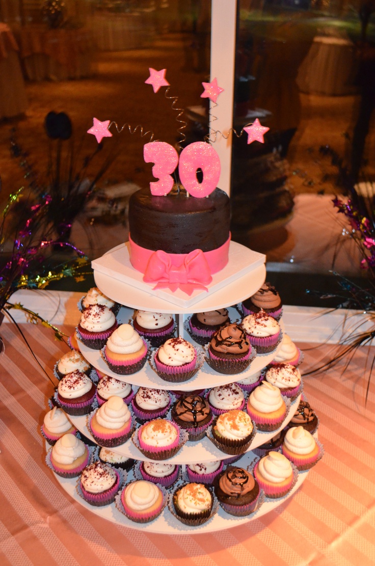 30th Birthday Cupcake Cake Ideas