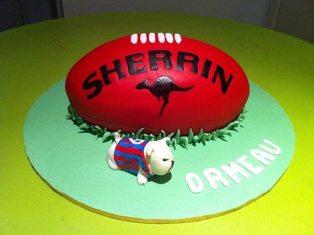 AFL Football Birthday Cake