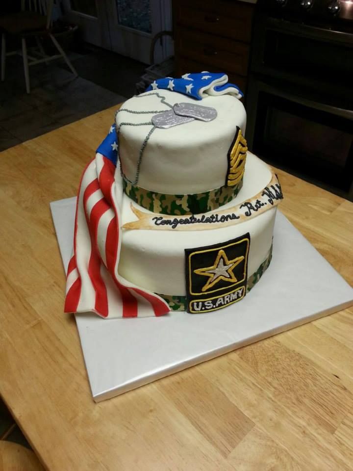 11 Photos of Military Retirement Cakes For Men