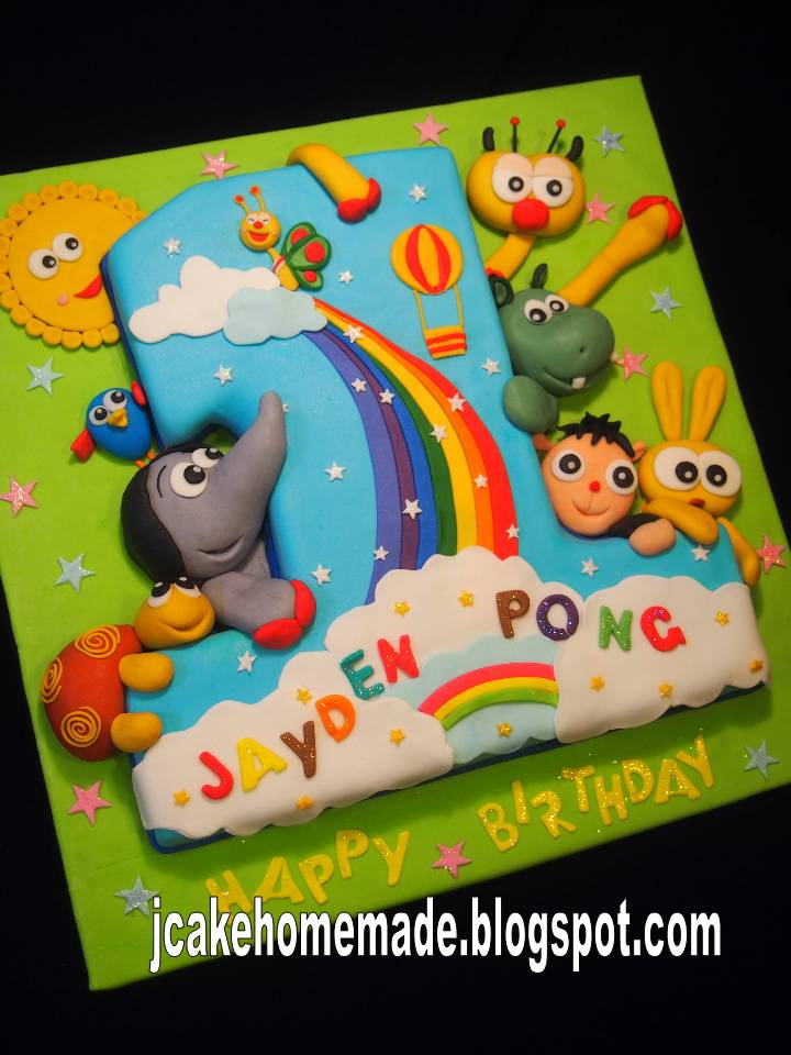 Baby TV Birthday Cake