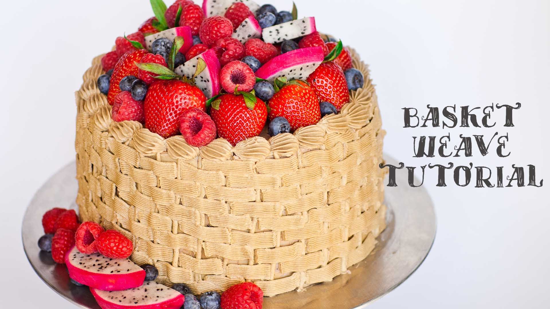 Basketweave Cake Tutorial