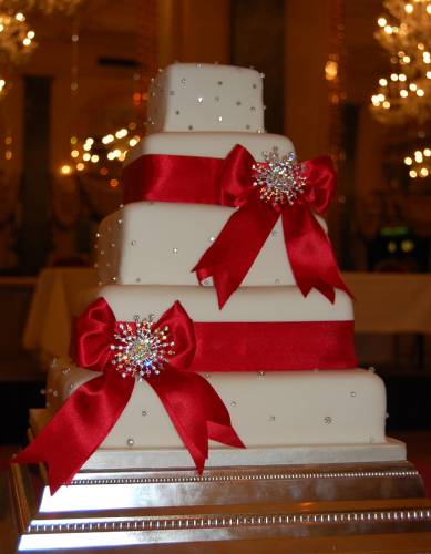 Big Christmas Wedding Cakes