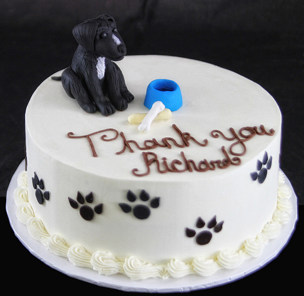 Black Lab Birthday Cake