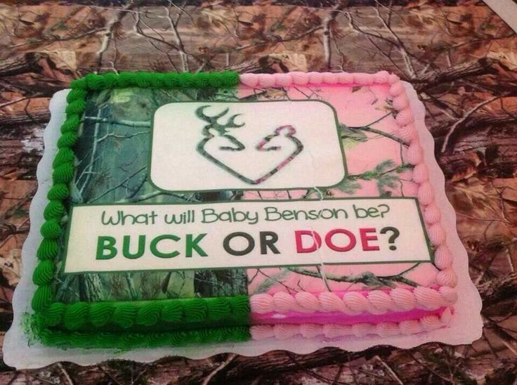 Buck or Doe Gender Reveal Party