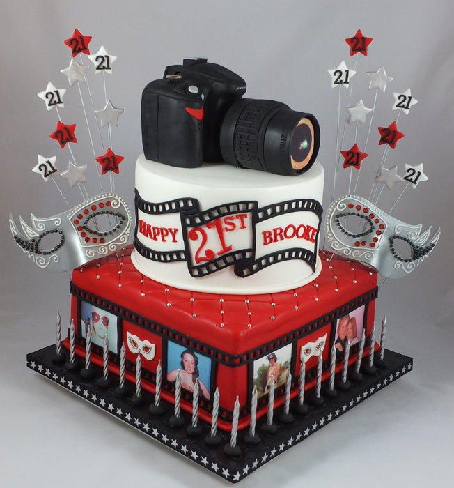 Camera Birthday Cake