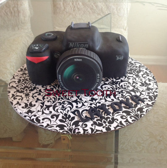 Camera Birthday Cake