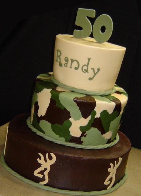 Camo Birthday Cake