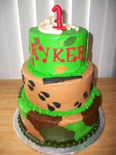 Camo Cake Birthday Ideas