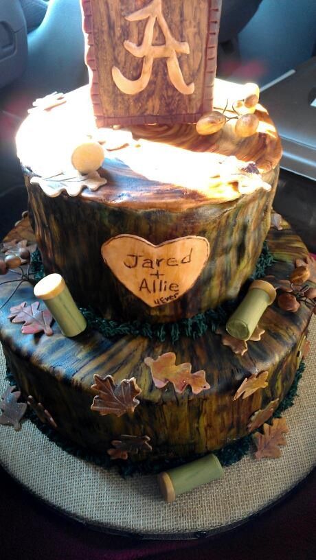 Camo Grooms Cake