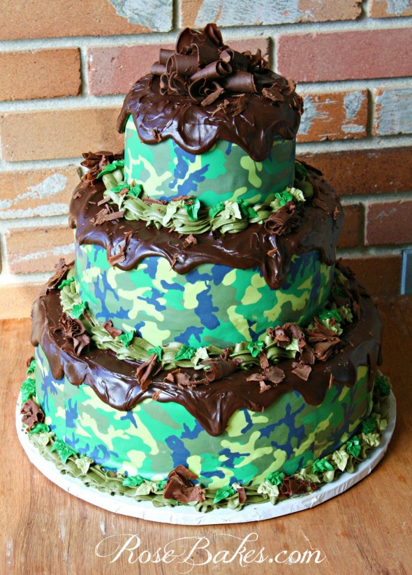 9 Photos of Camo Cupcakes Groom's Cake