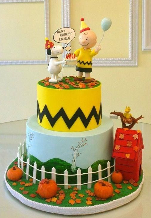 10 Photos of Charlie Brown Happy Birthday Cakes